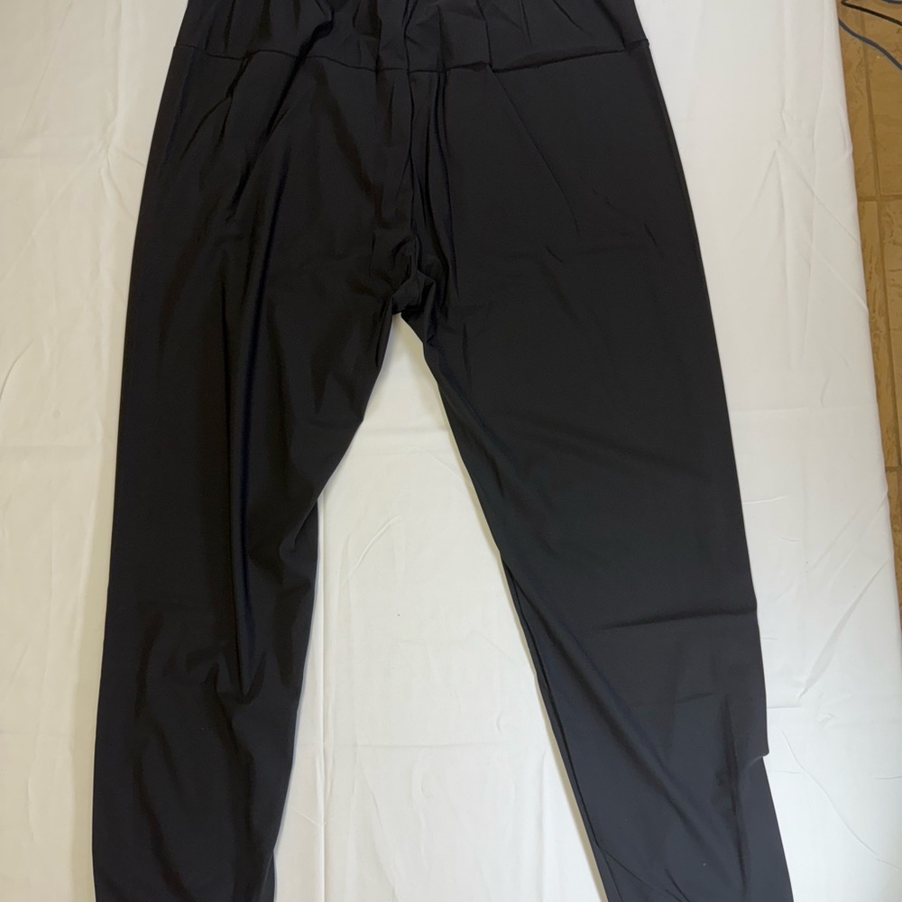 Men's Dri-Fit Jogger Black Pants - Size L Elastic Waist - Picture 7 of 8